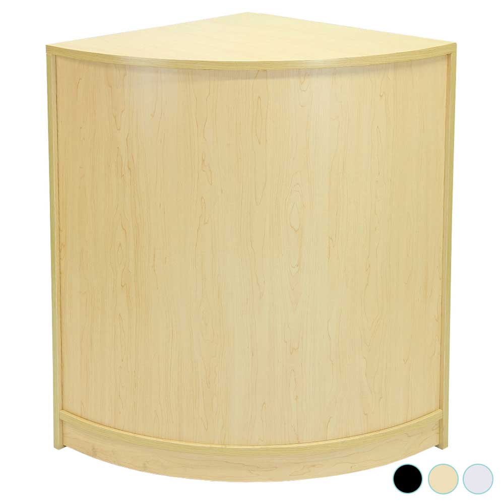 Mostrador de esquina para tienda minorista CM60 - Arce