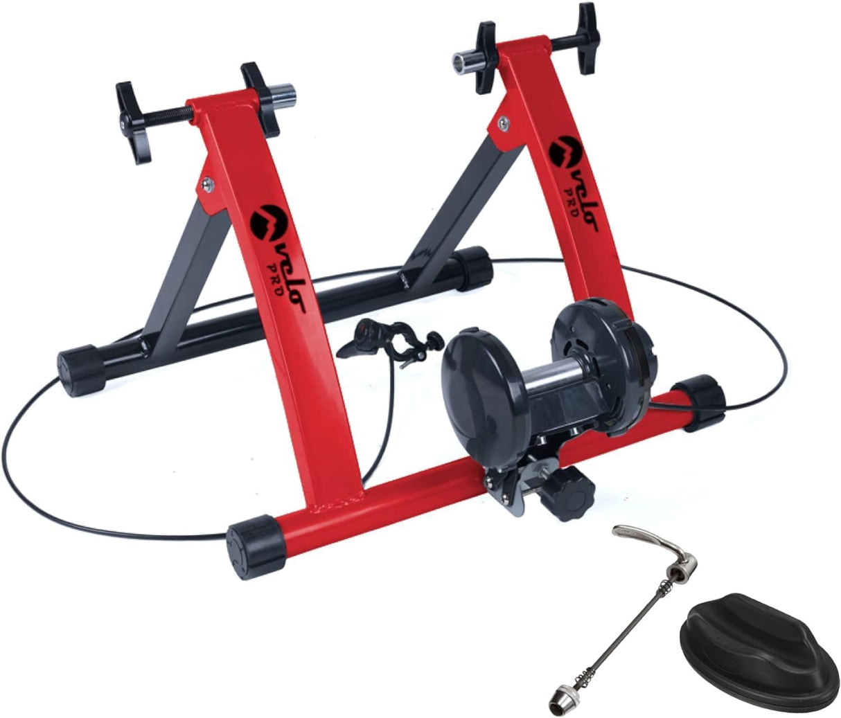 Entrenador de Bicicleta Magnético Velo Pro Rojo