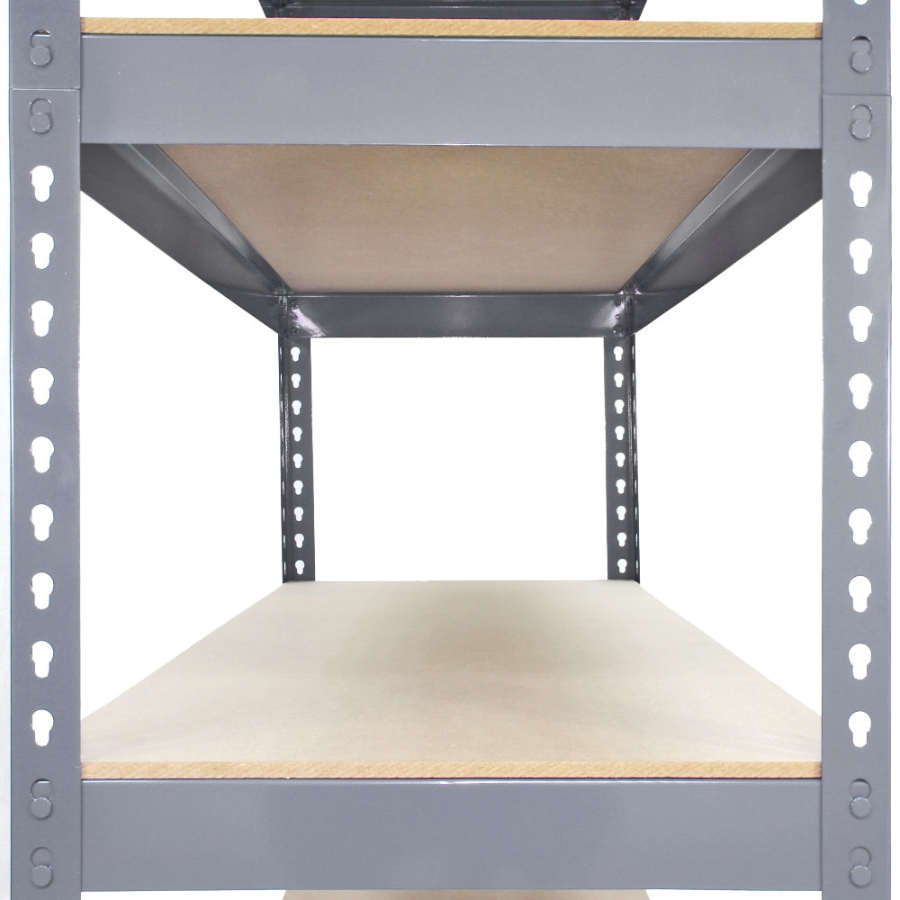 3 estanterías de metal gris Q-Rax de 90 x 50 x 180 cm