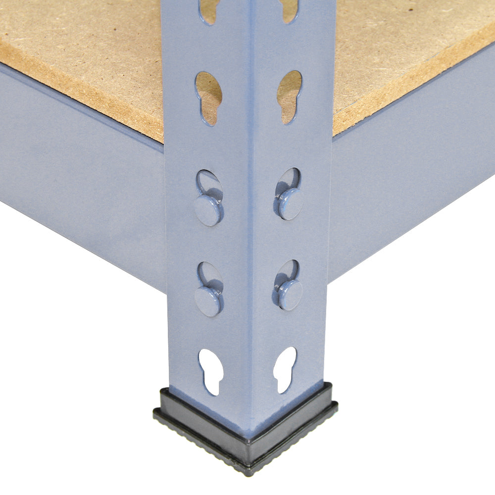 3 estanterías de metal gris Q-Rax de 90 x 50 x 180 cm