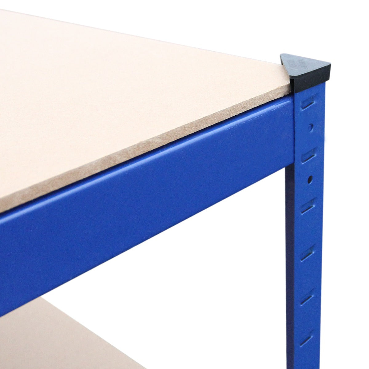 Conjunto Completo para Garaje - 5 Estanterías T-Rax 75cm, 2 Estanterías T-Rax 90cm y 1 Banco de Trabajo Q-Rax 120cm