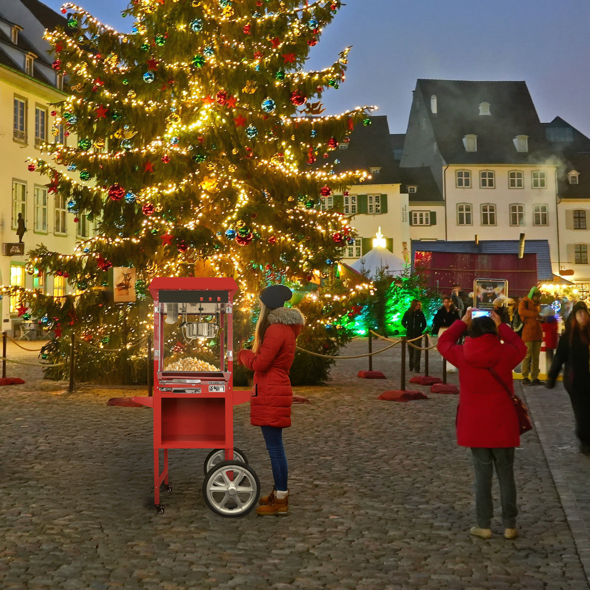 Carrito para máquina de palomitas de maíz KuKoo