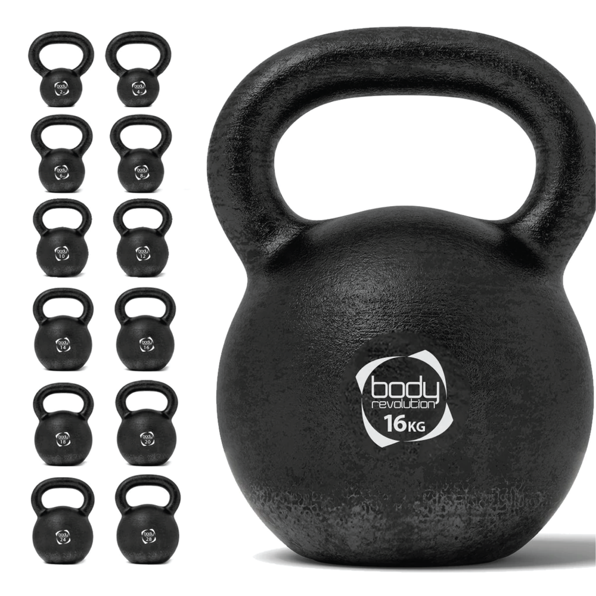 Pesa Rusa Kettlebell de hierro fundido - 16 kg