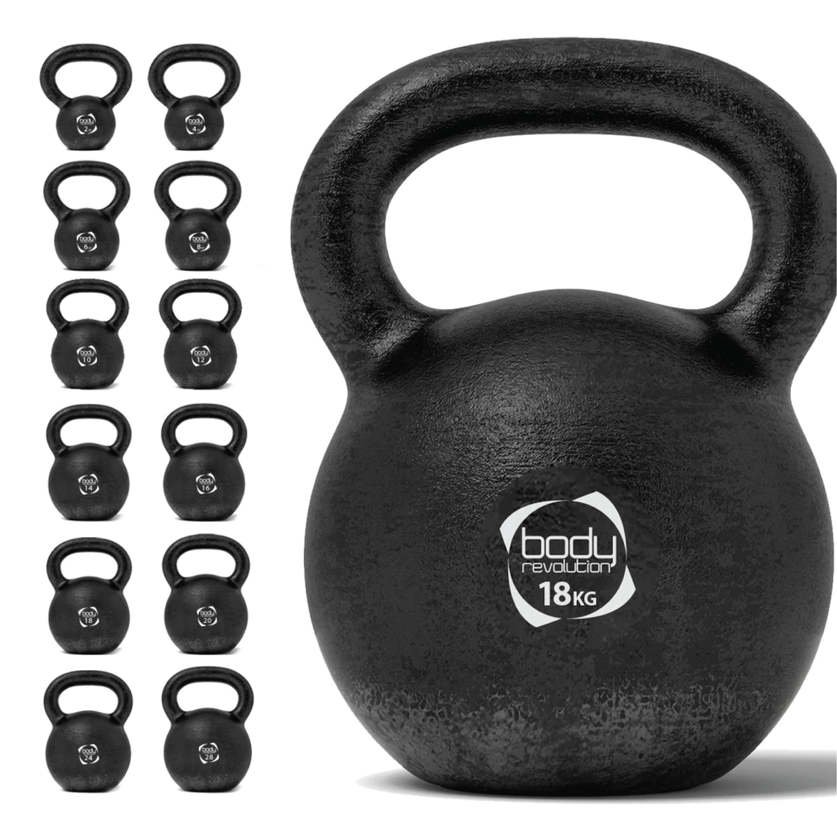 Pesa Rusa Kettlebell de hierro fundido - 18 kg