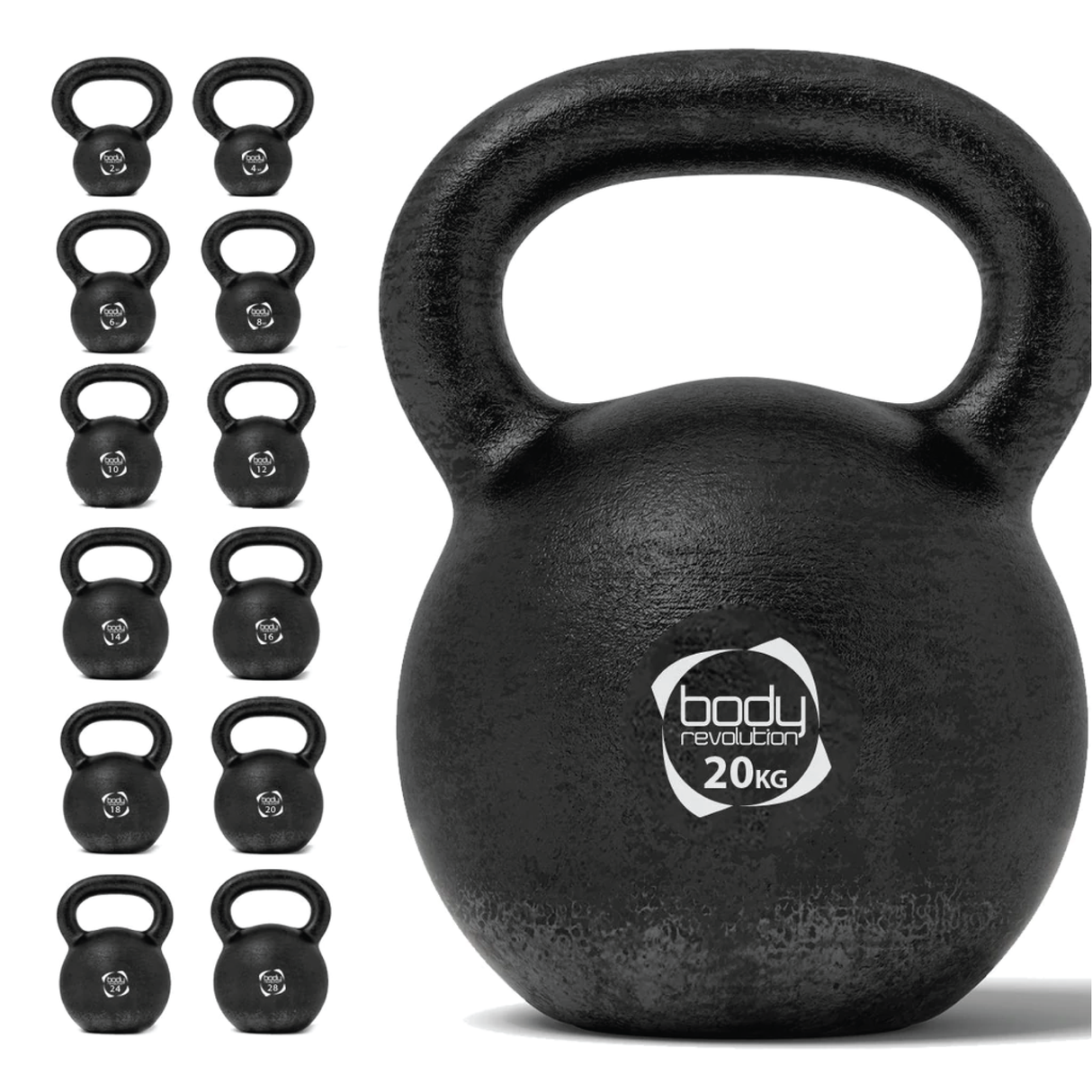 Pesa Rusa Kettlebell de hierro fundido - 20 kg