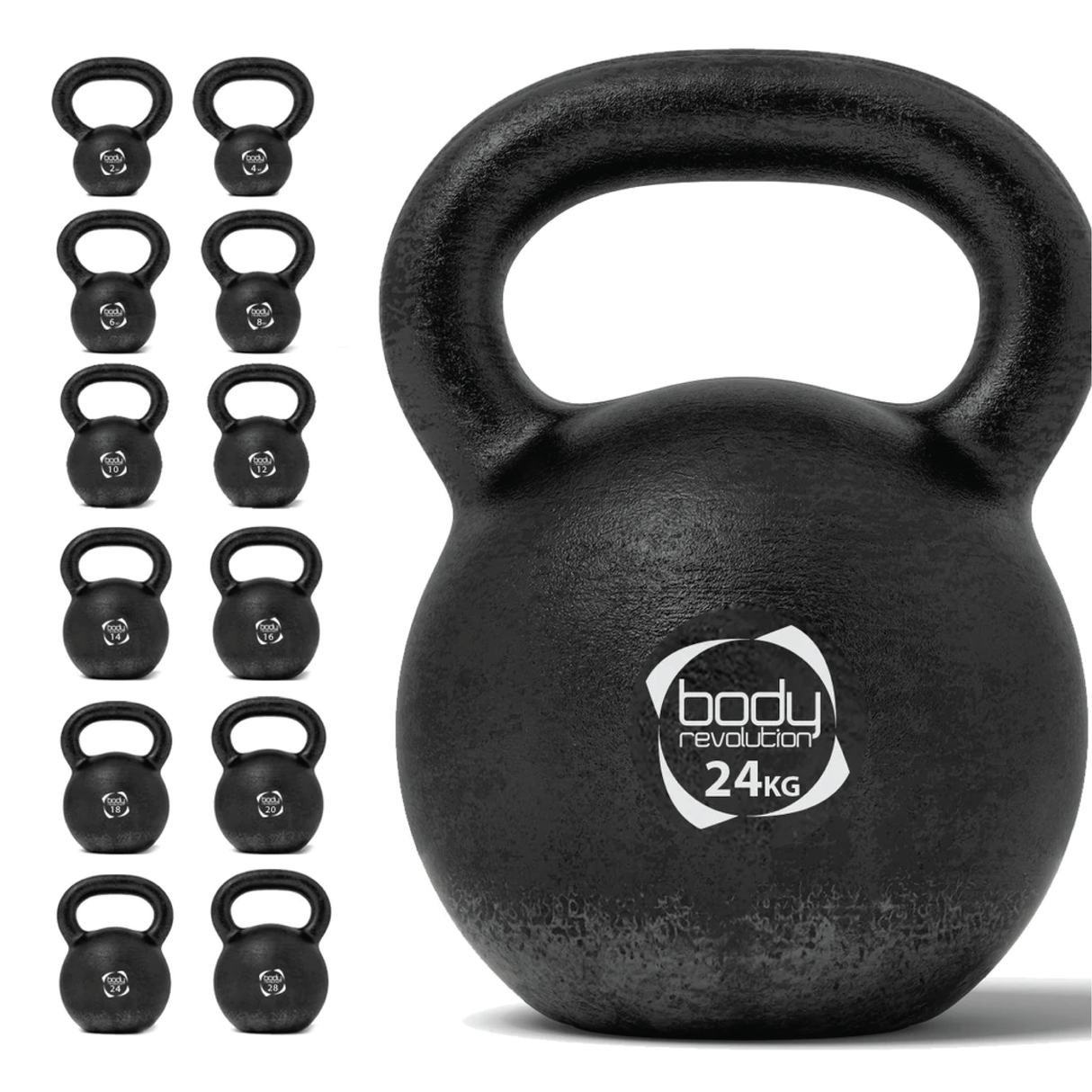 Pesa Rusa Kettlebell de hierro fundido - 24 kg