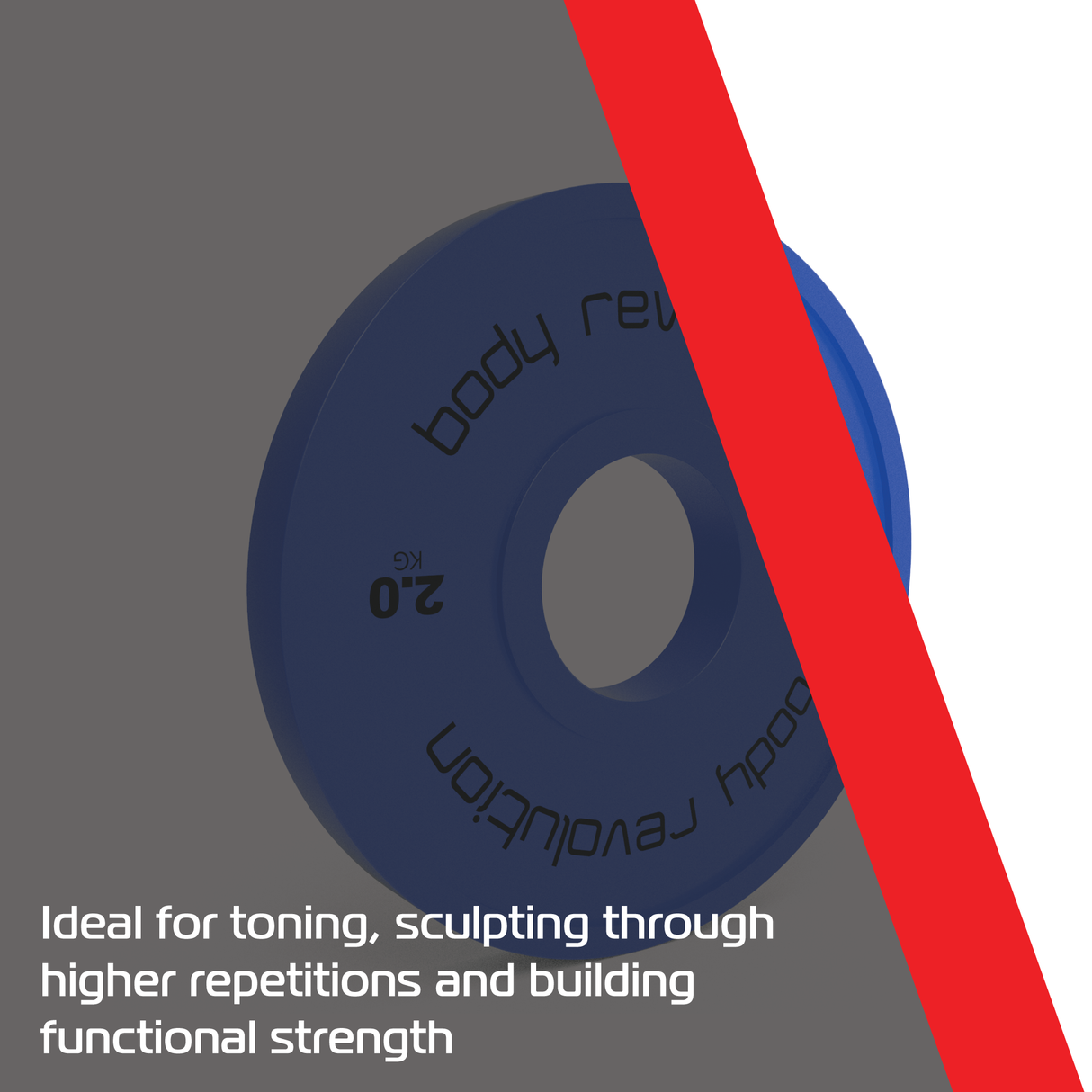 2x Discos para pesas 2 kg