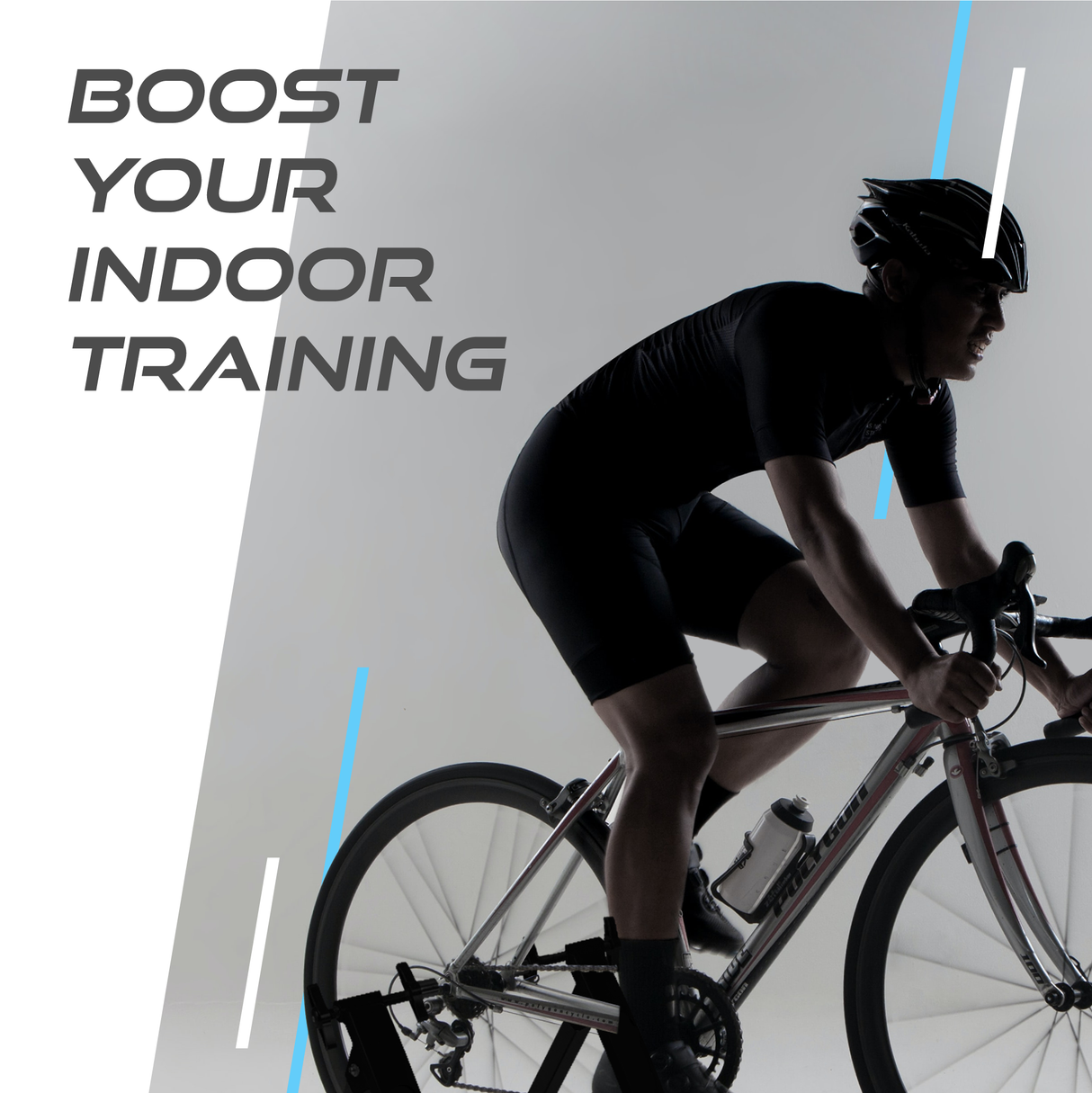 Velo Pro Turbo Trainer Fluido – Rodillo de Entrenamiento para Bicicleta de Carretera y Montaña