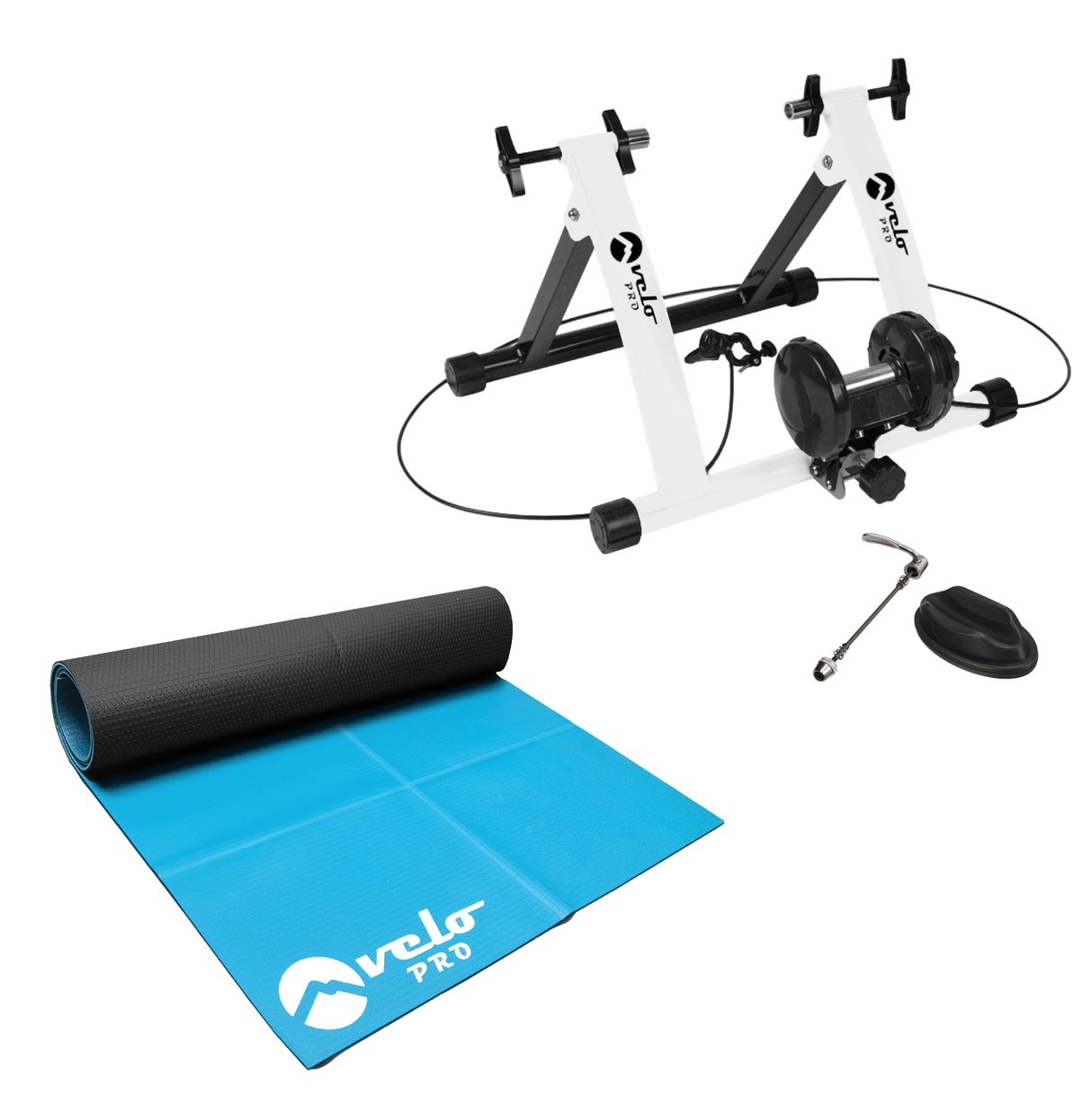 Velo Pro Turbo Trainer Fluido – Rodillo de Entrenamiento para Bicicleta de Carretera y Montaña