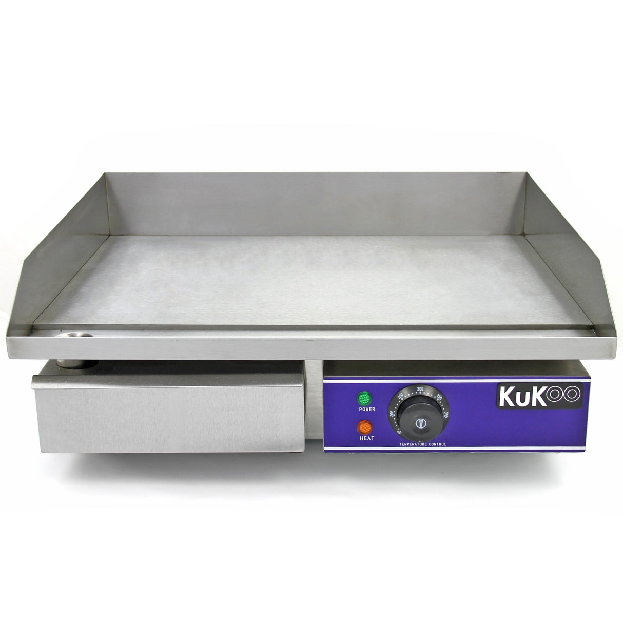 Plancha Eléctrica de Cocina Kukoo 50cm de Acero Inoxidable