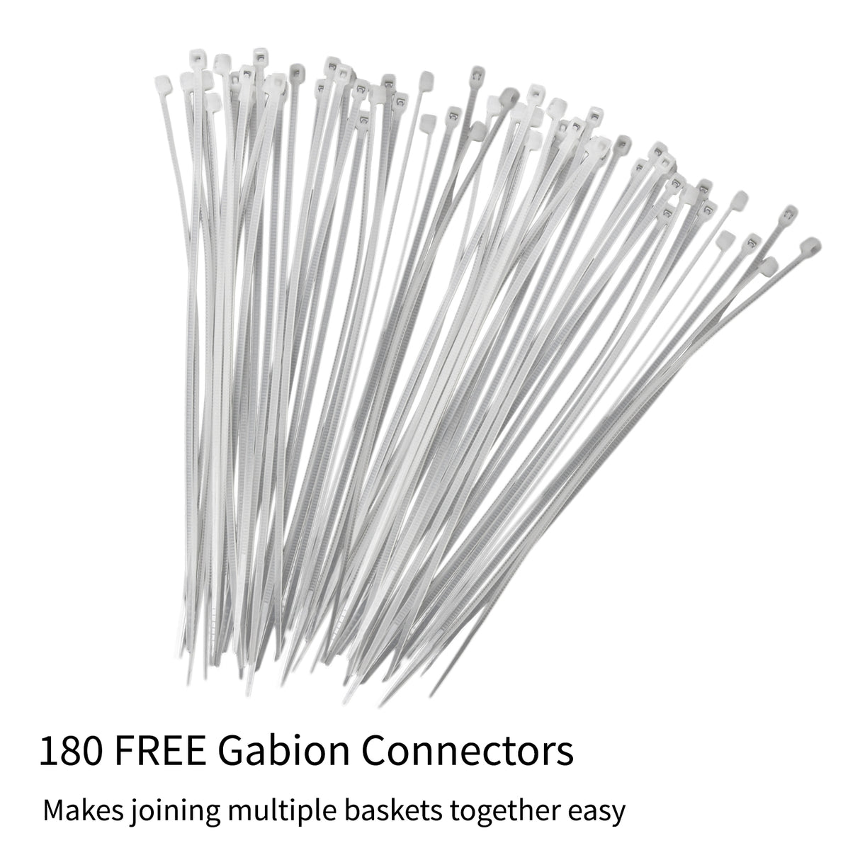 6 Cestas de Acero Galvanizado de Exterior Jaulas para Decoración 100 x 30 x 30cm