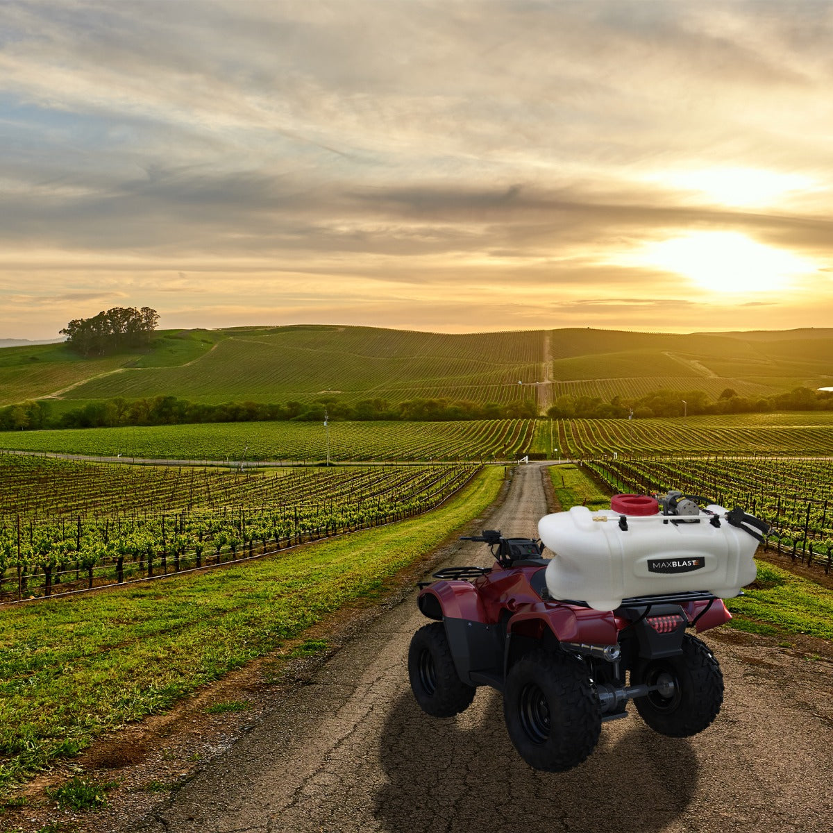 Pulverizador ATV Quad 12V 60L con Lanza 2M para Cultivo y Malezas