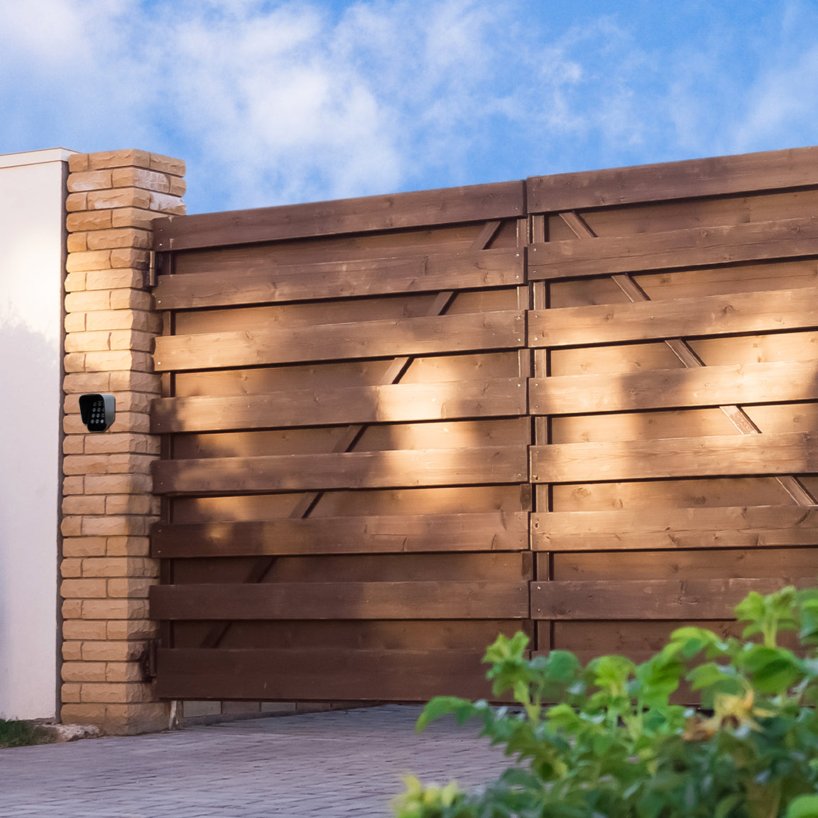 Teclado inalámbrico para abridor de puerta batiente T-Mech