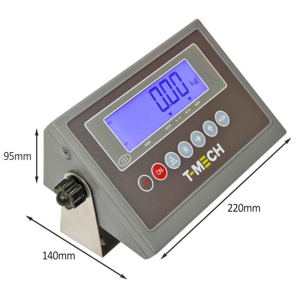 Balanza Industrial para Palet 120x120cm 3000kg Pantalla LCD Multifunción