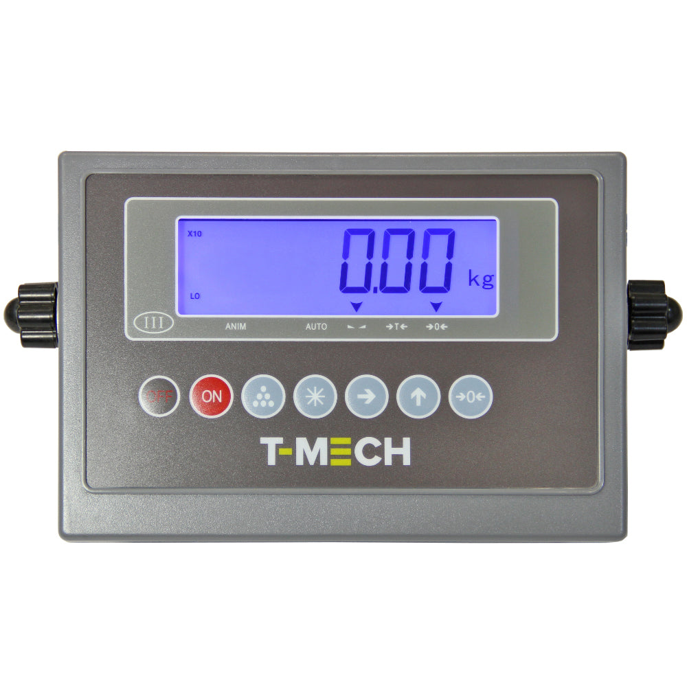 T-Mech Balanza Industrial Pantalla LED 80cm Balanza de Palets y Paquetes 3000kg