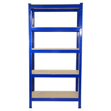 Monster Racking- Estanterías Resistentes T-Rax, Azul, 75cm Ancho x 30cm Fondo, Conjunto de 8