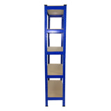 Monster Racking- Estanterías Resistentes T-Rax, Azul, 75cm Ancho x 30cm Fondo, Conjunto de 8