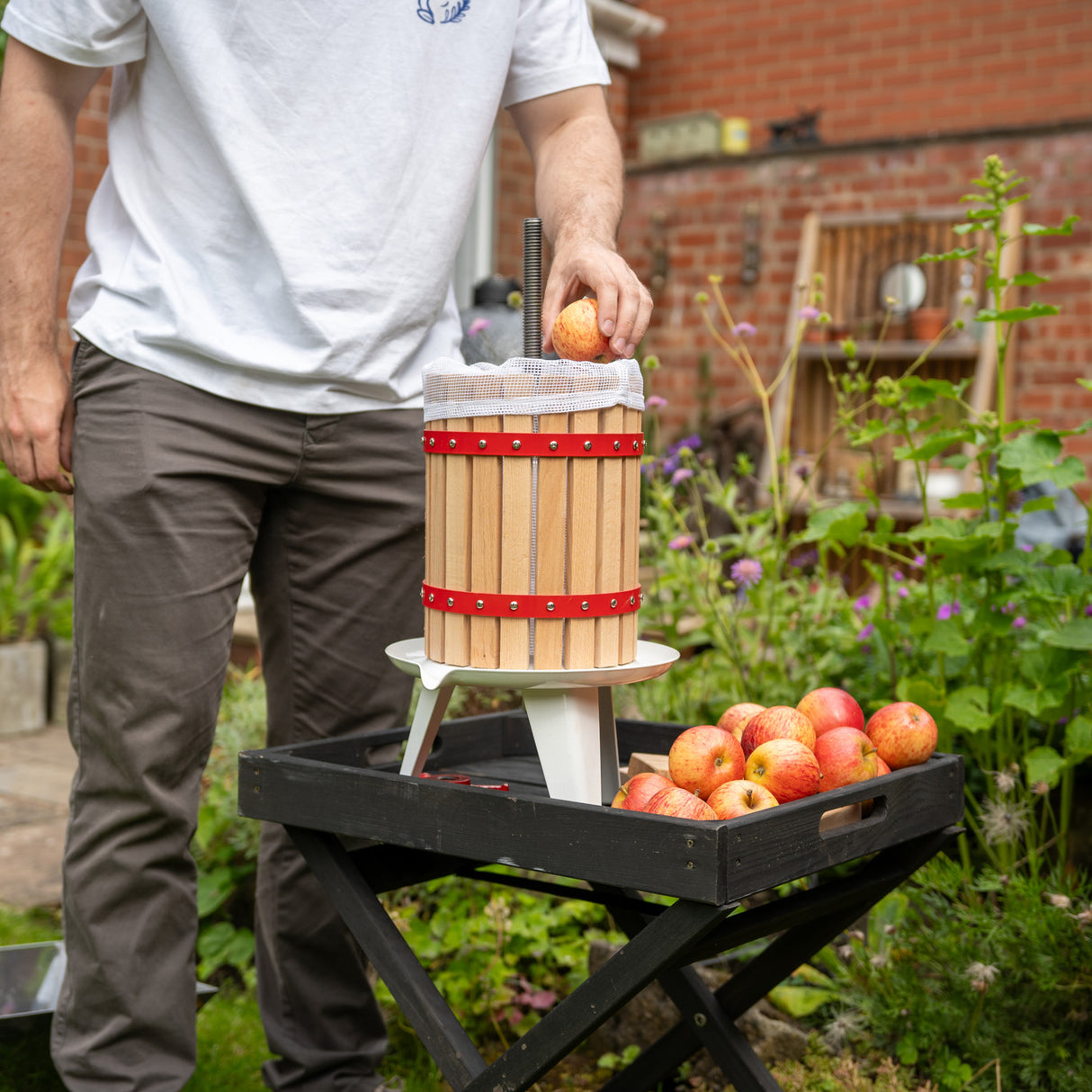 Prensa de Fruta Manual de 18 Litros KuKoo