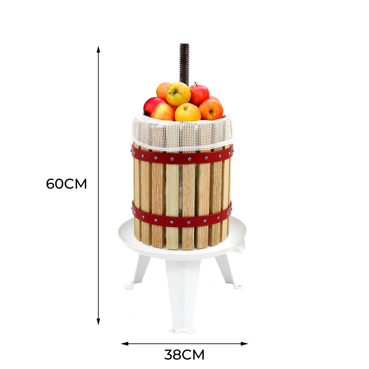 Prensa Manual de Fruta de 12 Litros  KuKoo