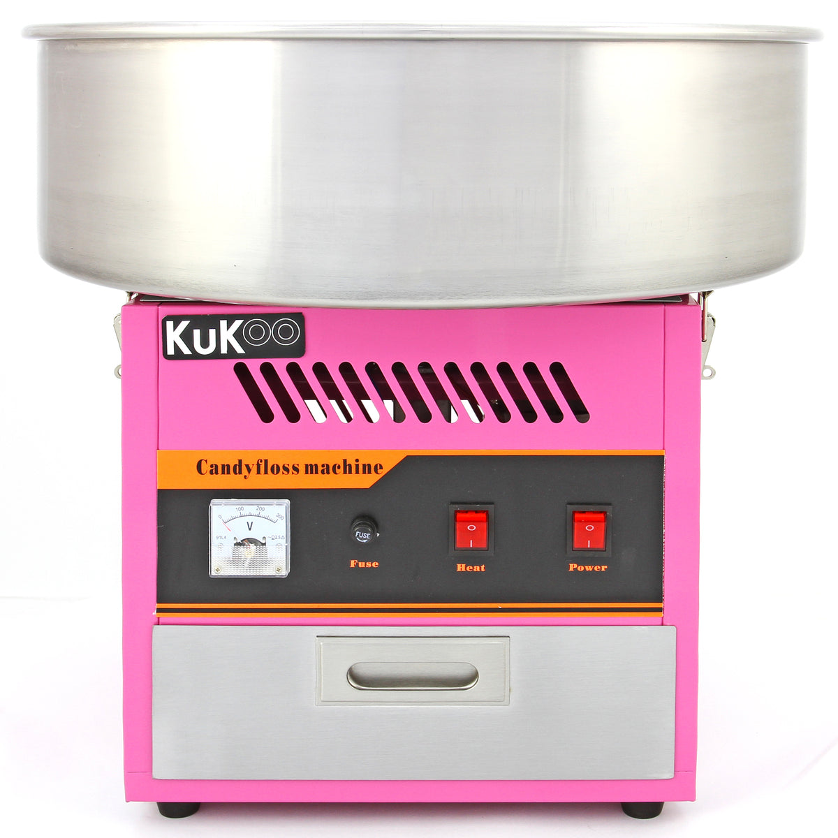KuKoo Máquina de Algodón de Azúcar con 500 Palitos