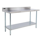 Mesa para Catering de Acero Inoxidable 1,83m Capacidad de Peso 250kg