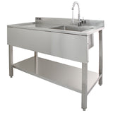 Fregadero de Cocina KuKoo con Escurridor a la Izquierda