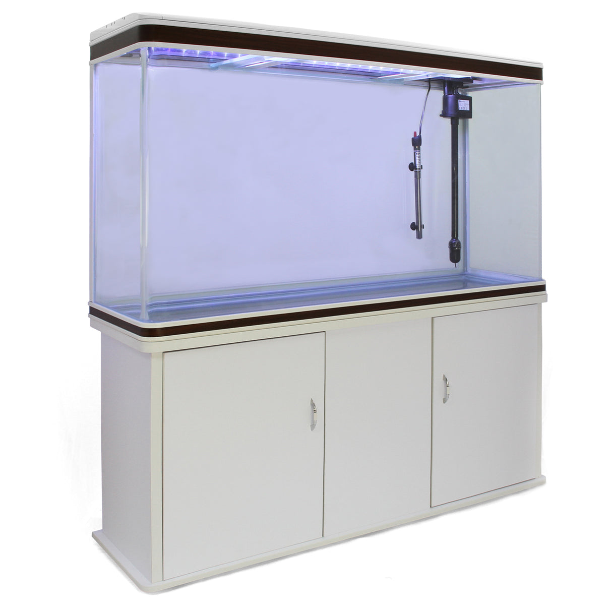 Acuario Completo de 300L con Mueble Blanco