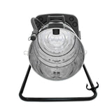 Aspiradora comercial MAXBLAST de 80 litros con tanque transparente, manguera negra y soporte metálico resistente, ideal para limpieza profesional