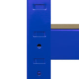 3 Estanterías de Acero Inoxidable Sin Tornillos Azules T-Rax 160cm x 60cm