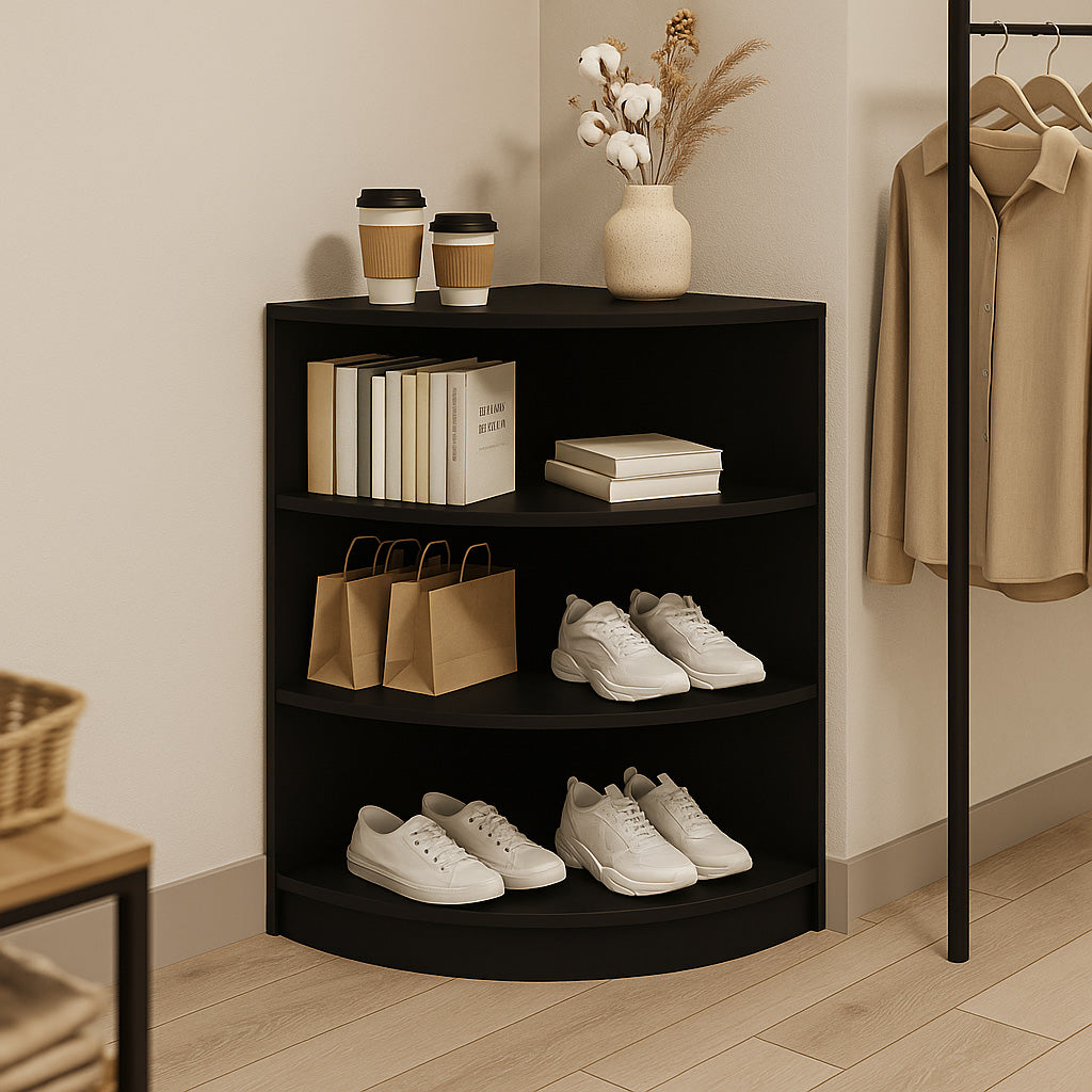 Mostrador Comercial Esquinero LM60 – Negro