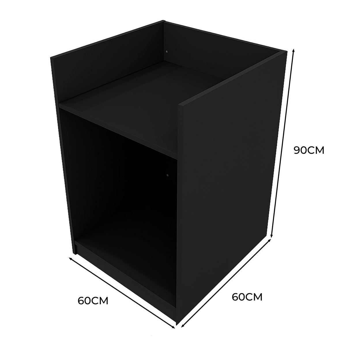 Mostrador para Caja Registradora TB60 – Negro