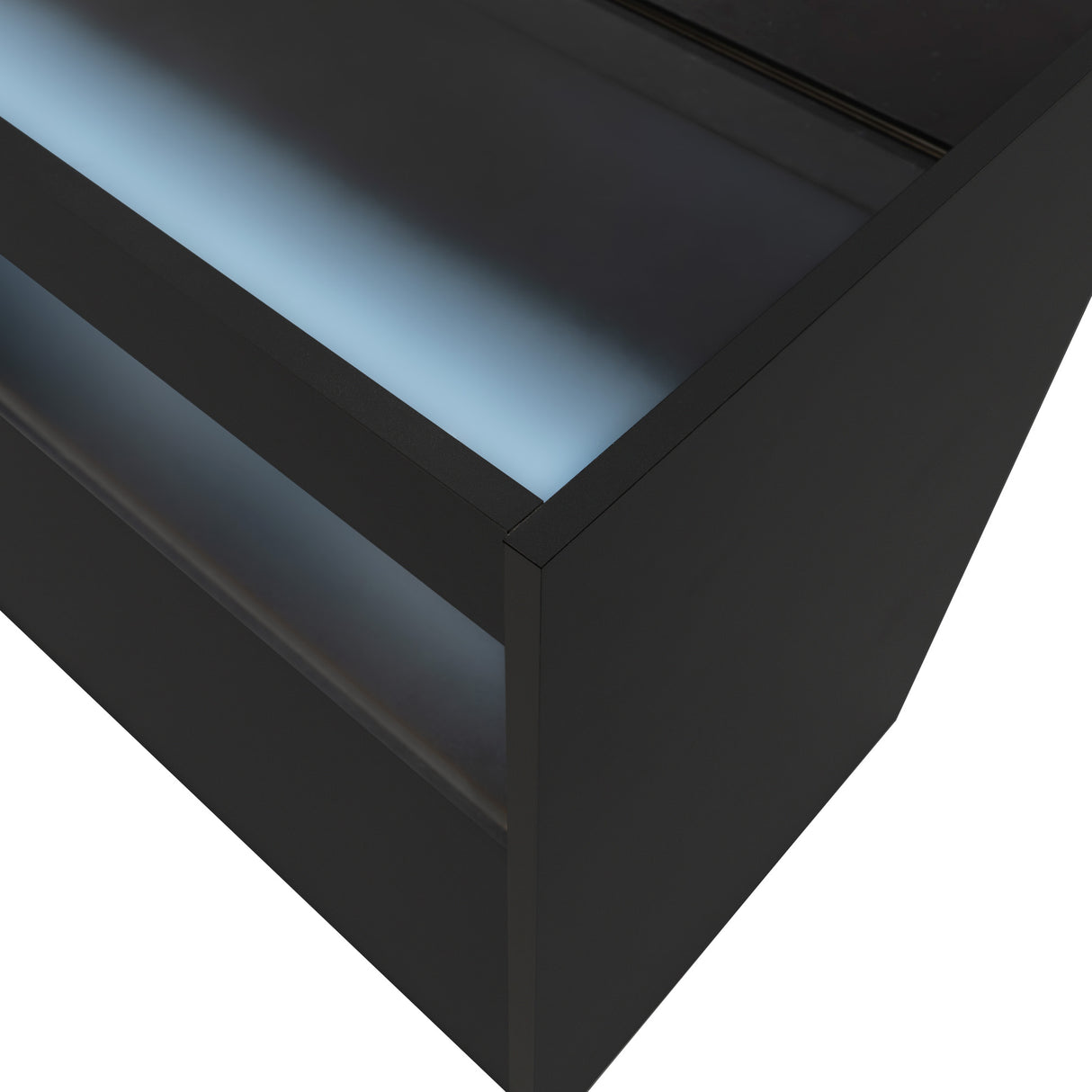 Mostrador Comercial con Luz LED B900 – Negro