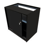 Mostrador Comercial con Luz LED B900 – Negro