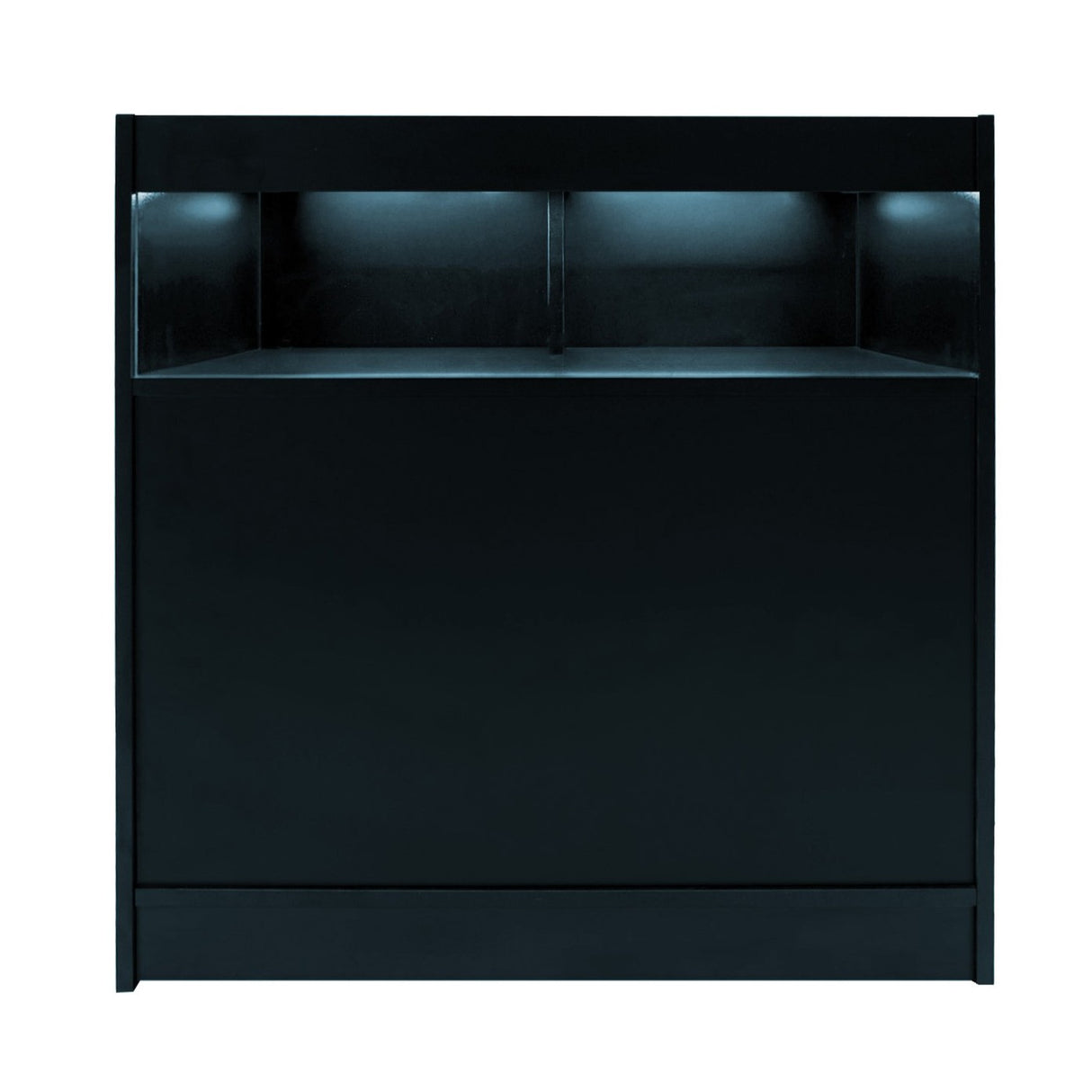 Mostrador Comercial con Luz LED B900 – Negro