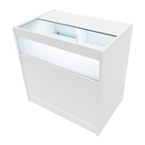 Mostrador Comercial con Luz LED B900 – Blanco