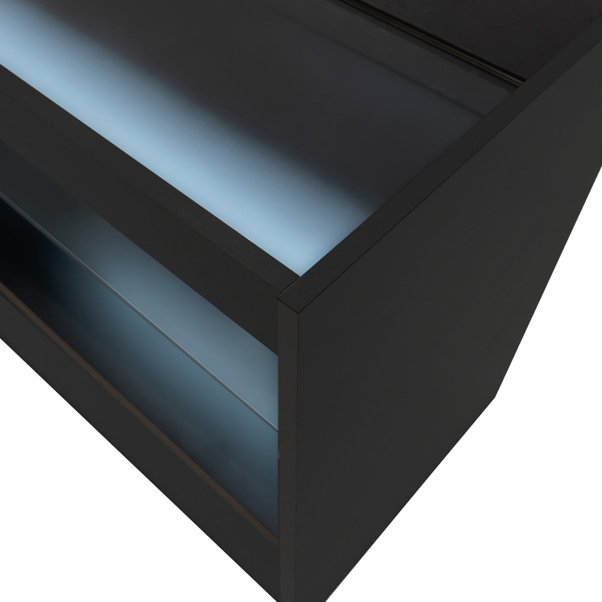 Mostrador Comercial con Luz LED C900 – Negro