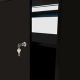 Mostrador Comercial con Luz LED C900 – Negro