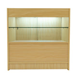 Mostrador Comercial con Luz LED C900 – Arce