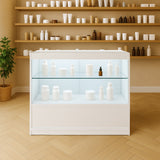 Mostrador Comercial con Luz LED C900 – Blanco