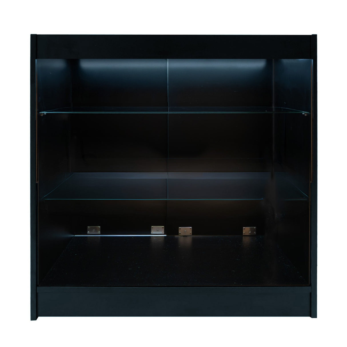 Mostrador Comercial con Luz LED K900 – Negro