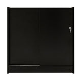 Mostrador Comercial con Luz LED K900 – Negro
