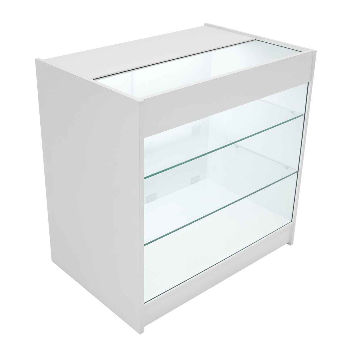 Mostrador Comercial con Luz LED K900 – Blanco