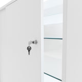 Mostrador Comercial con Luz LED K900 – Blanco