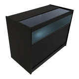 Mostrador Comercial con Luz LED B1200 – Negro