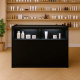 Mostrador Comercial con Luz LED B1200 – Negro