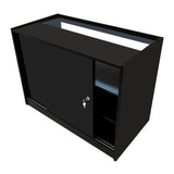 Mostrador Comercial con Luz LED B1200 – Negro