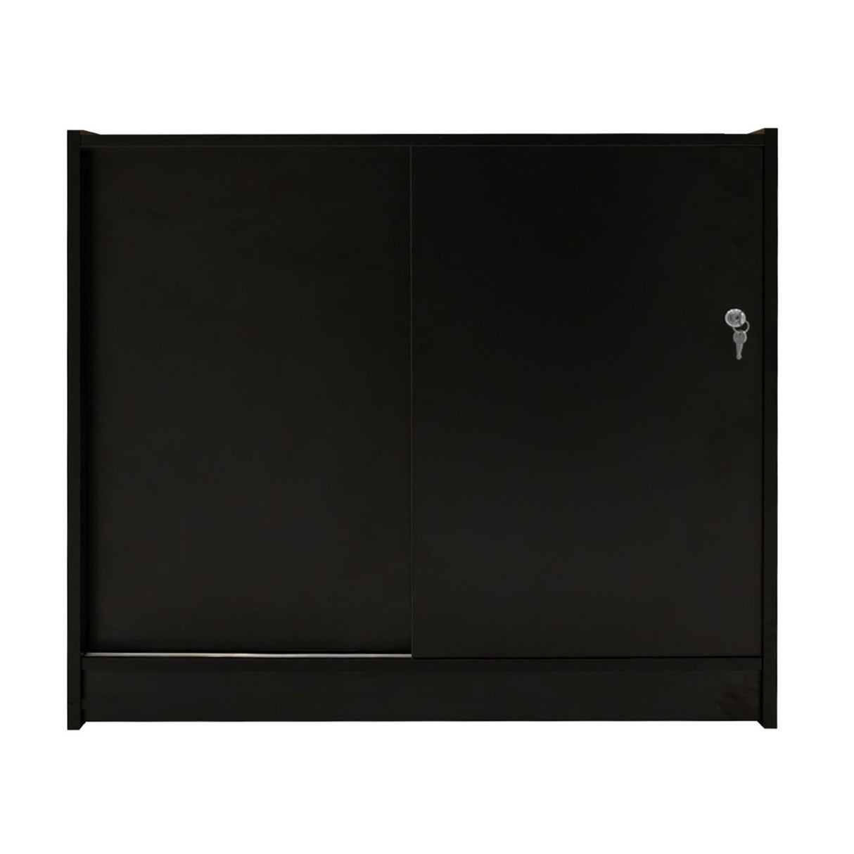 Mostrador Comercial con Luz LED B1200 – Negro