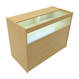 Mostrador Comercial con Luz LED B1200 – Arce