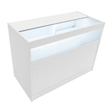 Mostrador Comercial con Luz LED B1200 – Blanco