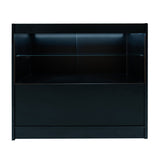 Mostrador Comercial con Luz LED C1200 – Negro
